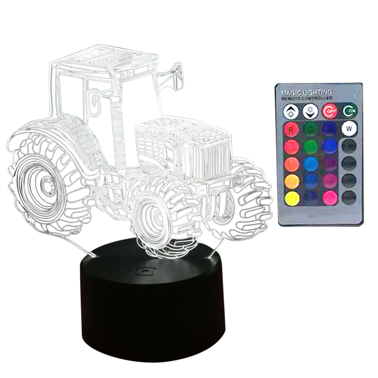 3d tractor light