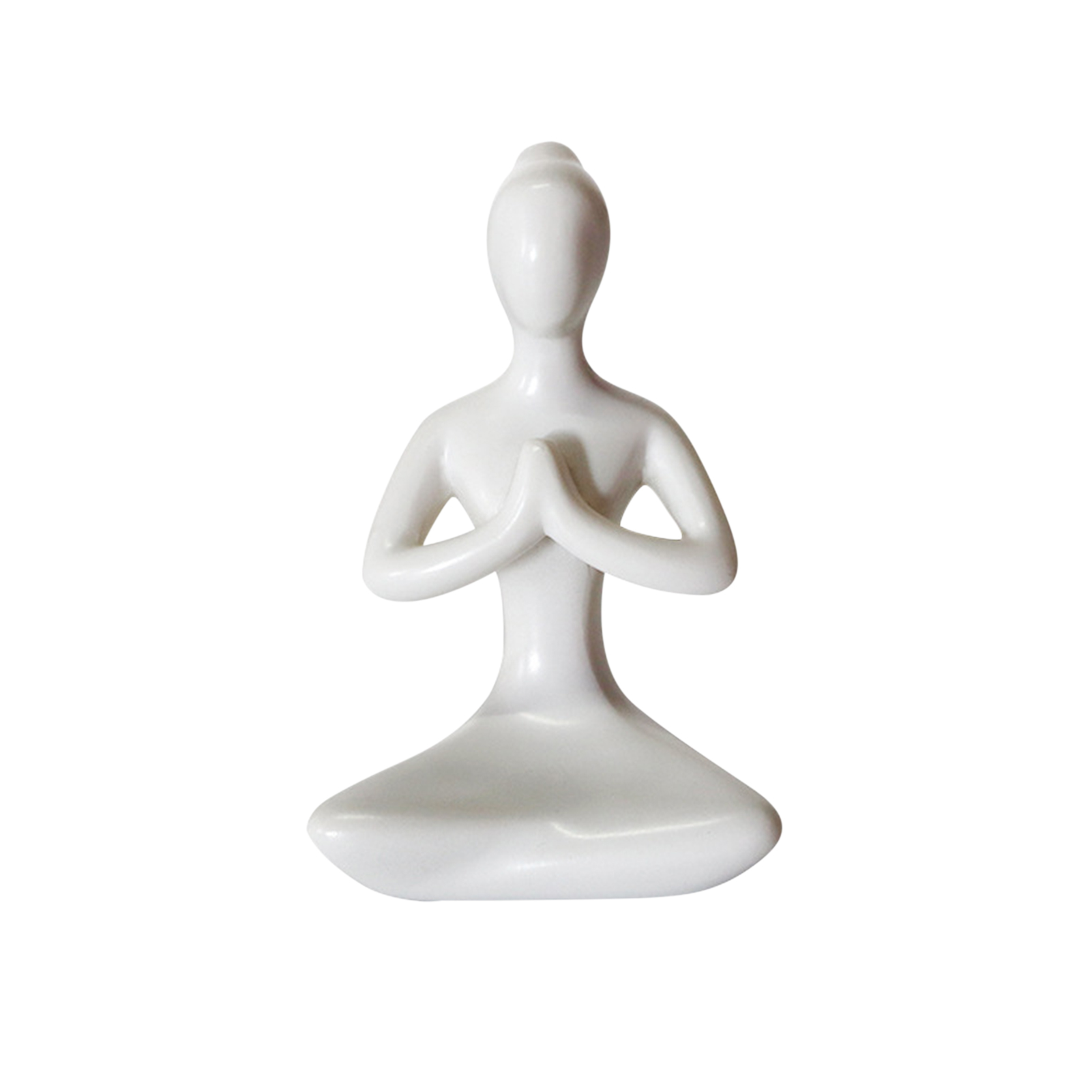 Home Decorative Porcelain Ceramic Yoga Pose Yoga Figurine Statue