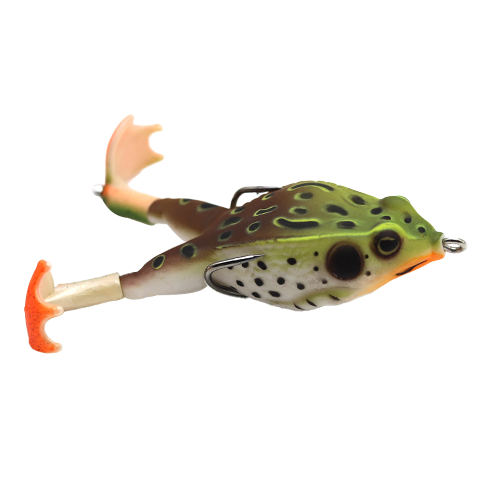 Frog Lure Weedless Double Propeller Bait For Bass Fishing