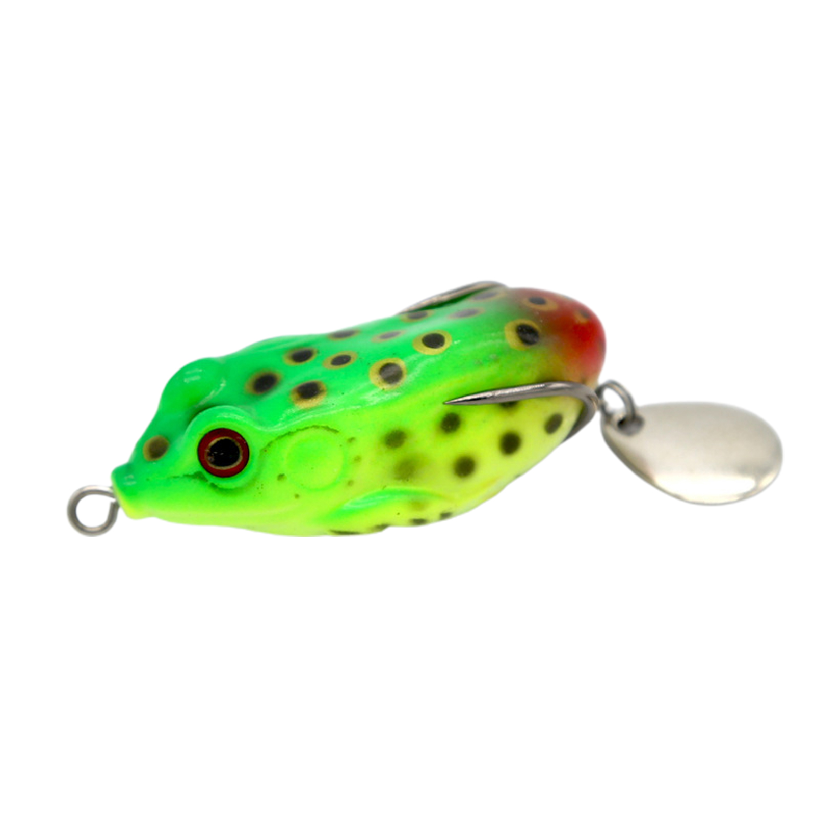 Snakehead With Sequin Fishing Lure Frog Shaped Tackle Soft Baits Artificial