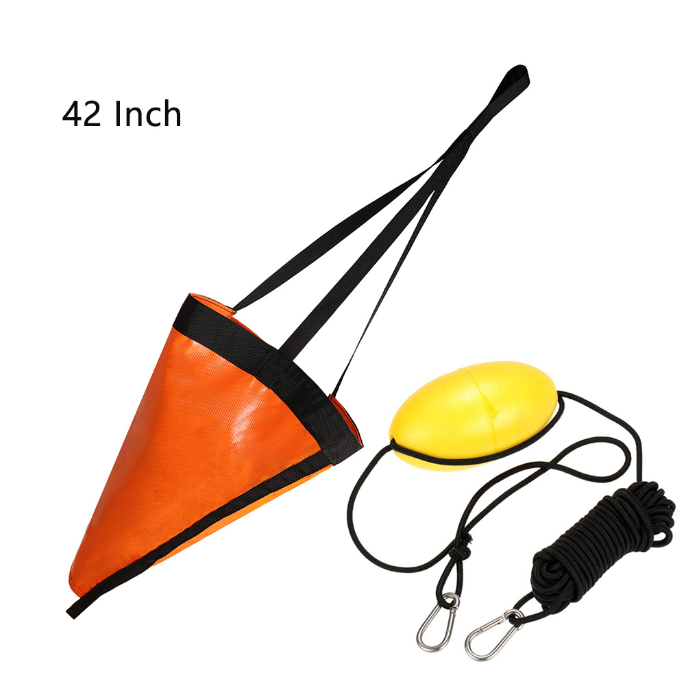 PVC Fishing Tackle Sea Anchor Set Drift Sock Throw Line Portable Drogue Trolling